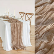 Boho Cheesecloth Table Runner for Home Decor and Events