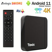 Smart TV Box with Android 11.0, 4K Support, Bluetooth, Dual WiFi, Multiple Storage Options