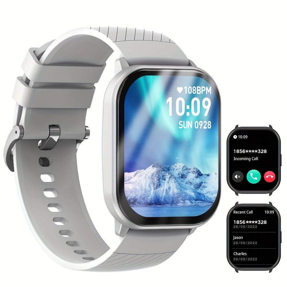 PEJE Aqlli Soat 5.11 sm TFT Sensorli Ekran, Suvga chidamli, Simsiz qo'ng'iroq qilish, 100+ rejim bilan Sport Fitness Kuzatuvchi, 280mAh qayta zaryadlanadigan batareya, Silika Gel Kamar, JL7012F6 Chip, 240p