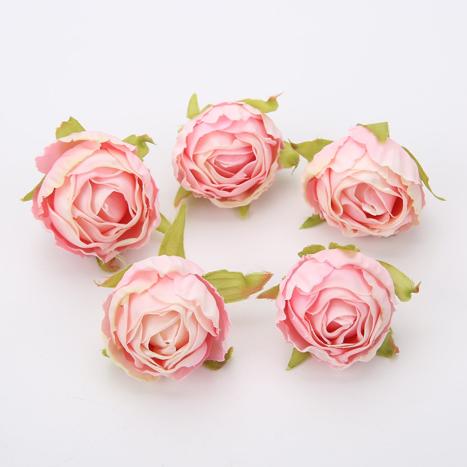 10 Pieces Silk Rose Tea Buds for Wedding Bouquets and Christmas Decorations