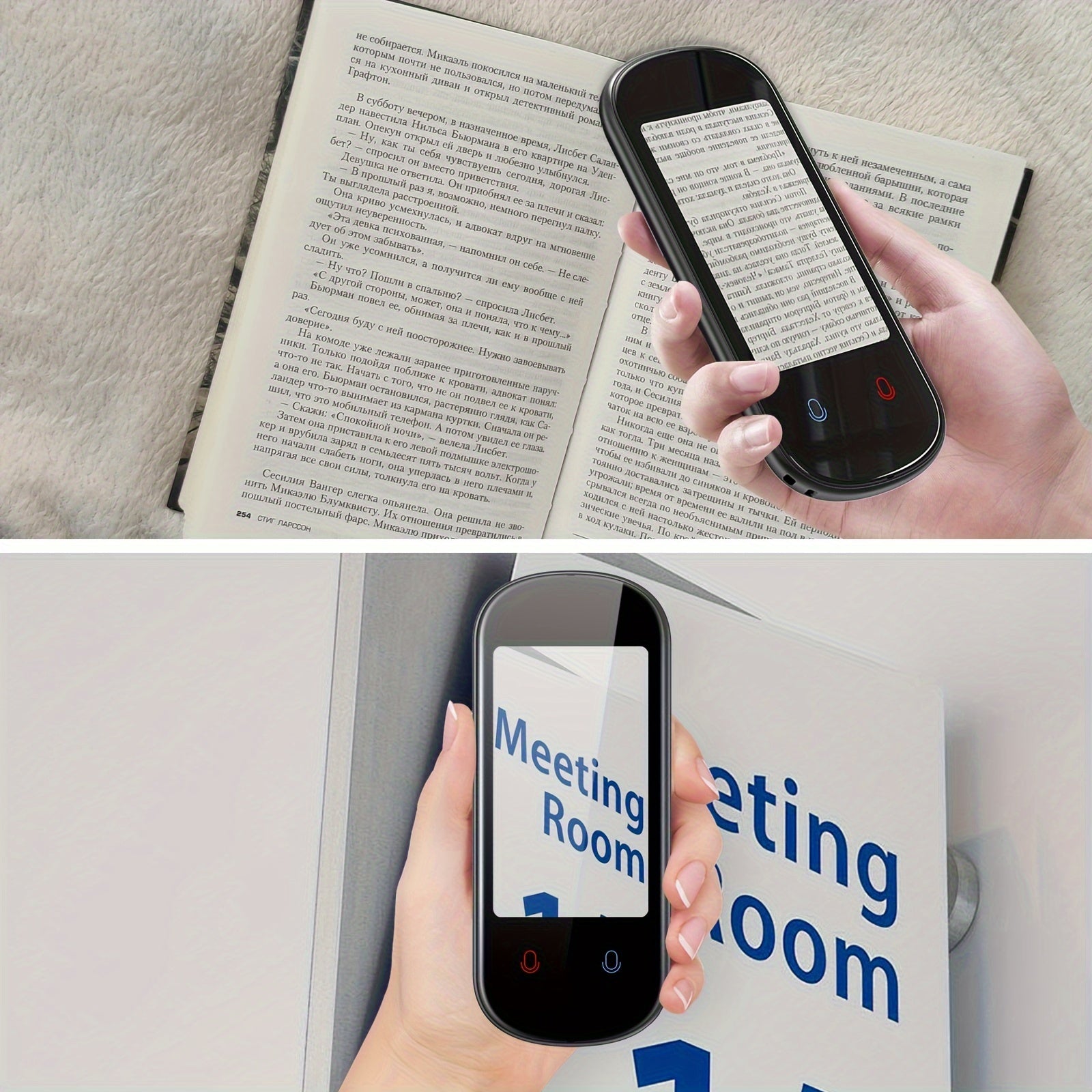 Smart Language Translator Device with Offline and Online Voice and Photo Translation for 138 Languages