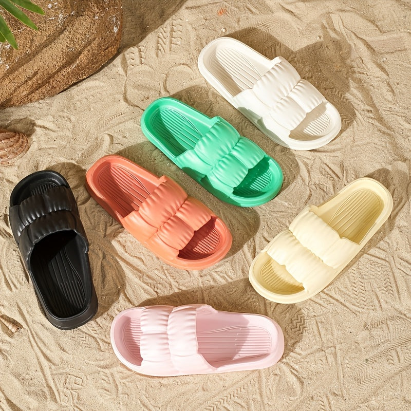 Ayollar uchun slaydlar qulay, yengil EVA, sirpanishga qarshi, ichki va tashqi foydalanish uchun