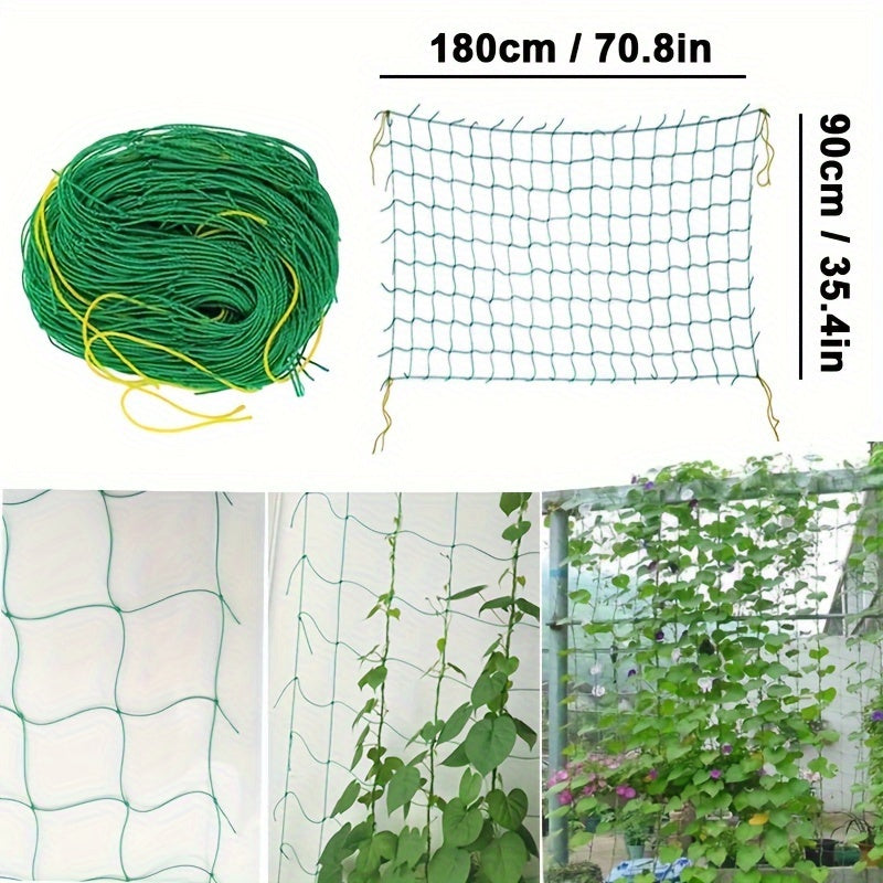 Green Reusable Garden Trellis for Climbing Plants Support for Vegetables and Vines