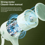 4-in-1 Elektrik Dush Cho'tkasi, Uzoq Tutqichi, SpA Sinfi va 4 Ta'kidlanuvchi Cho'tka Boshliqlari, Qayta Zaryadlanuvchi Lityum Batareya, USB Zaryadlash, ≤36V Ishlash Voltaji