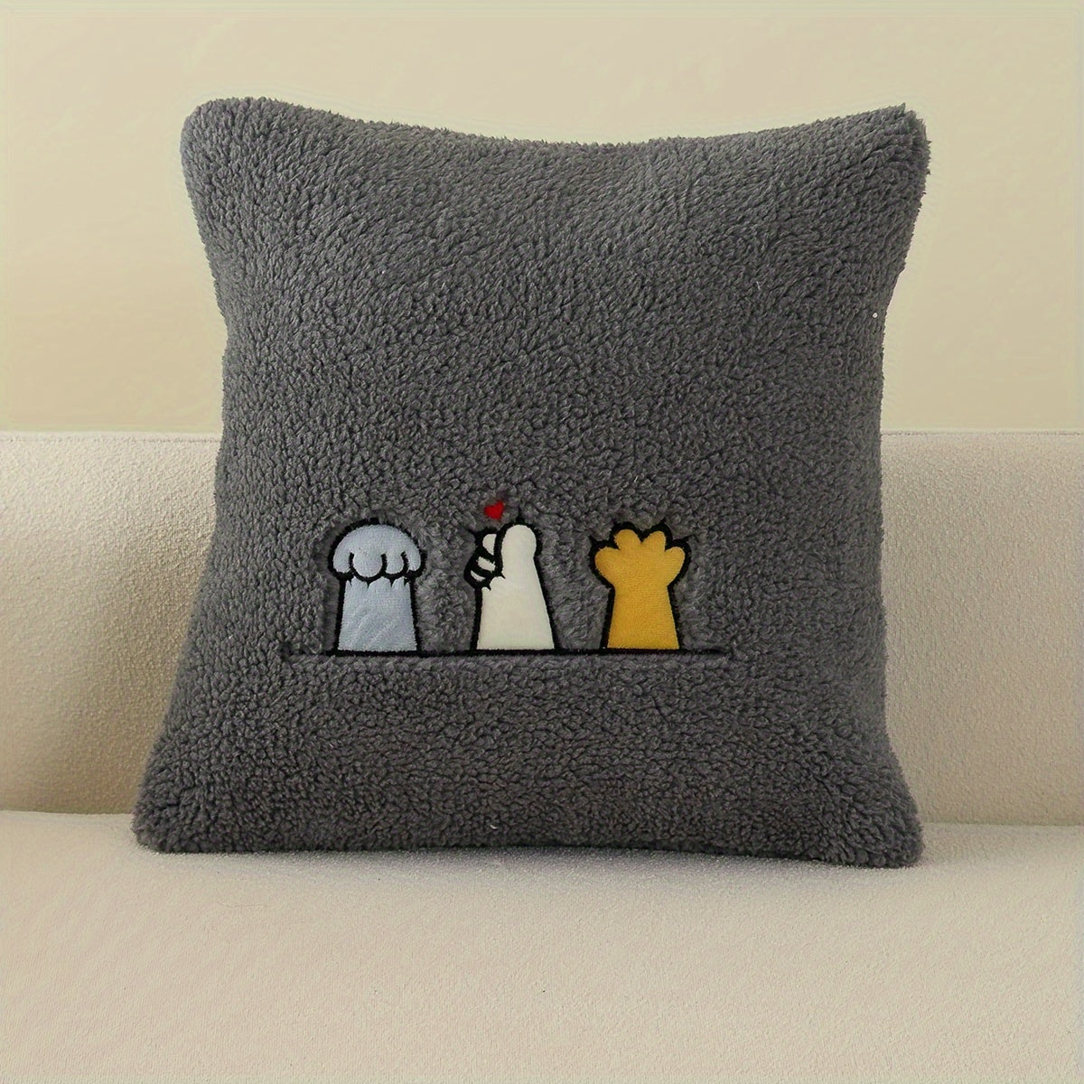 Plush Sofa Slipcover and Pillowcase Protects Furniture in Any Room