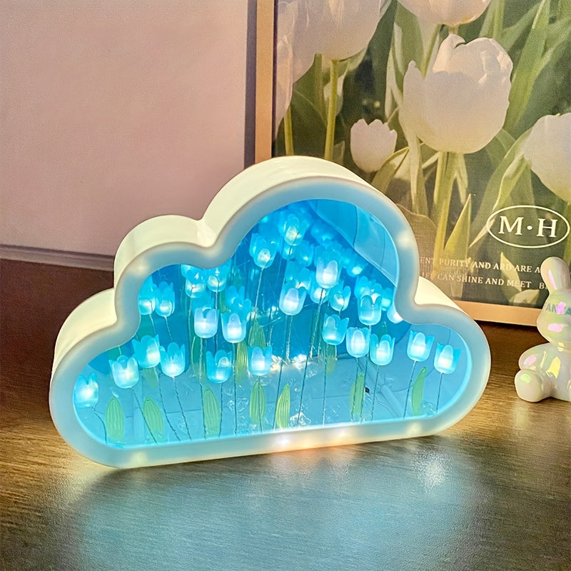 Набор для самостоятельной сборки ночника Tulip Cloud из акрила, сезонное декоративное изделие, подарок, менее 68,58 см