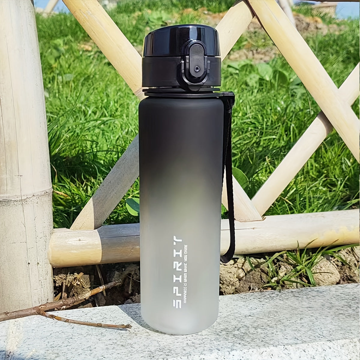 1L Gradient Plastic Water Bottle for Hiking Camping and Backpacking