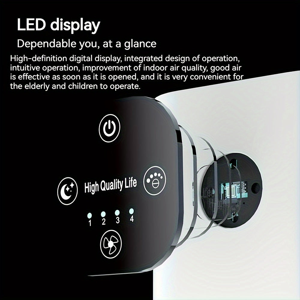 Jim Smart Home Havo Tozalagich, Haqiqiy HEPA Filtrlari bilan, Salbiy Ion tizimi. Formaldegid, PM2.5, Ikki tomonlama tutun, Pollen va Changni olib tashlaydi. 4 Shamol Tezligi, Uxlaydigan Rejim. Ofis uchun ideal.