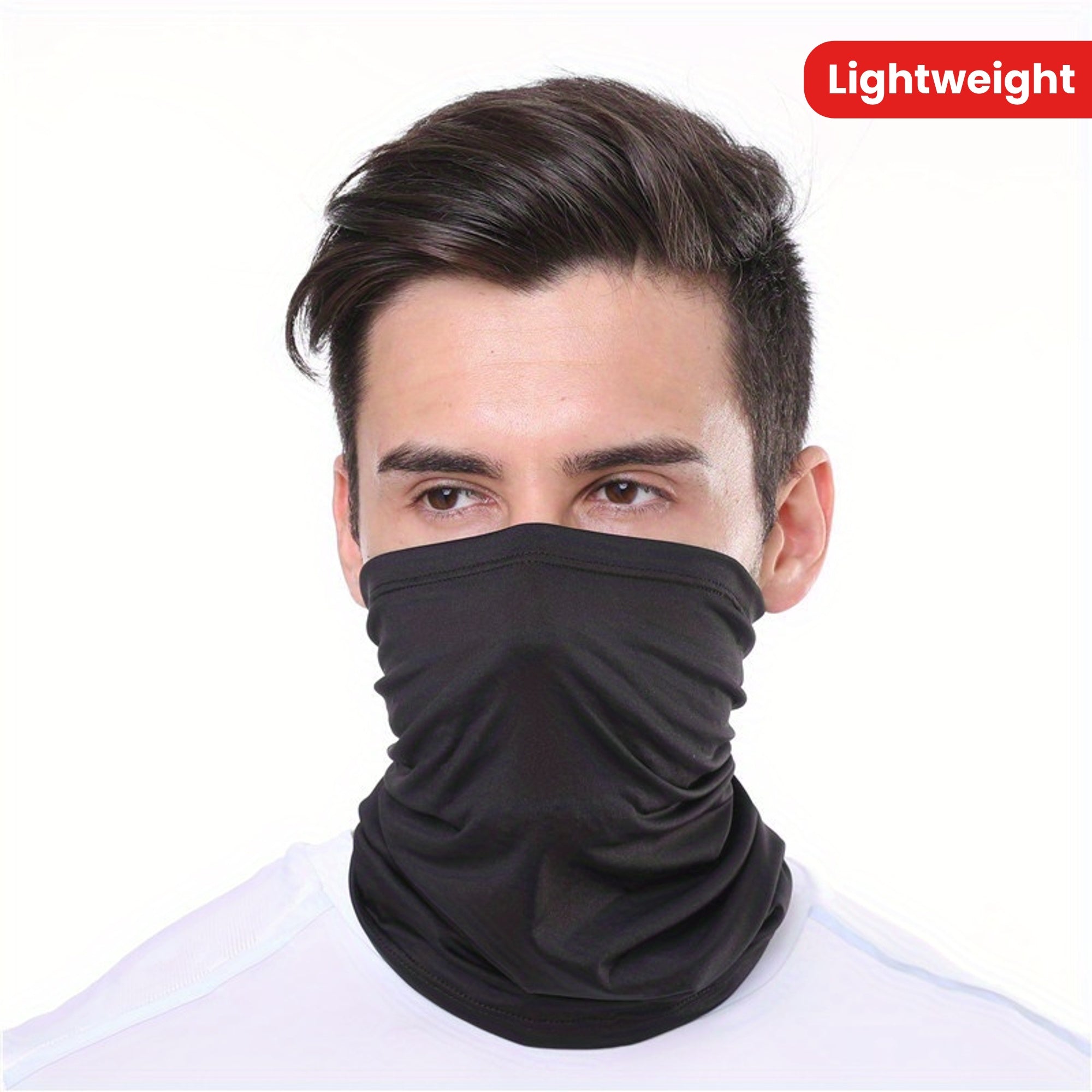 Unisex Cooling Face Mask Lightweight 4-Way Stretch Washable Reusable