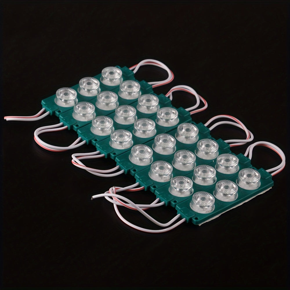 8 Pcs LED Round Module for Truck Car Side Warning Lights DC12V 24V