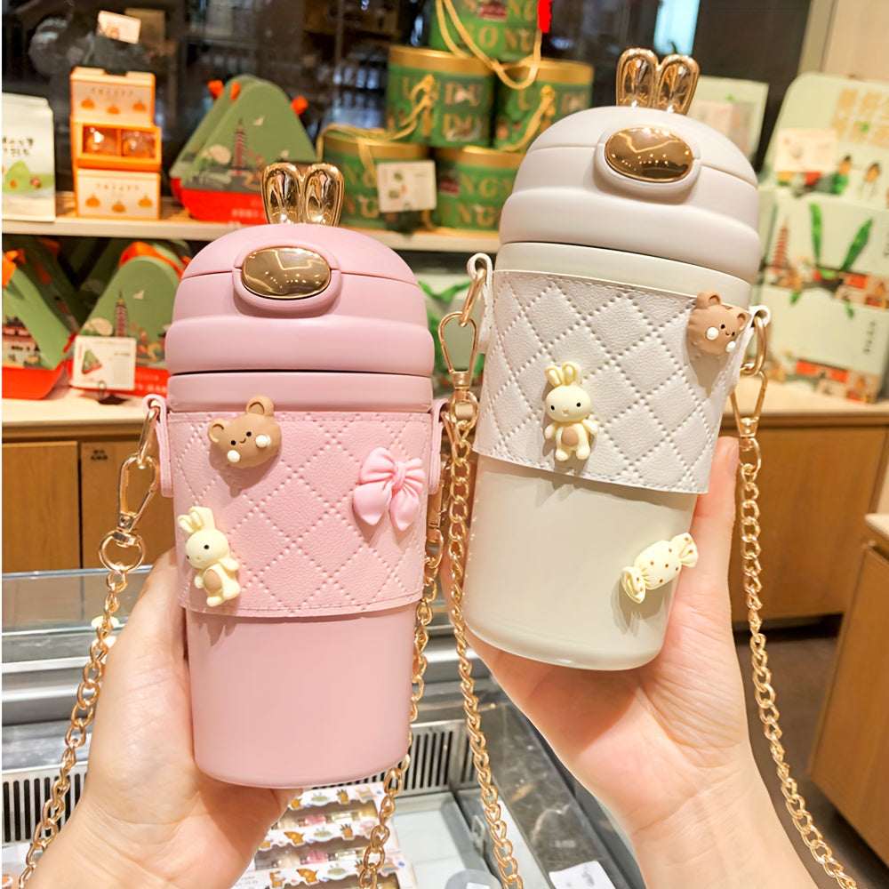 Chiroyli zanglamaydigan po'latdan yasalgan vakuum termos 304 izolyatsiyali ichimlik shisha sovg'a to'plami