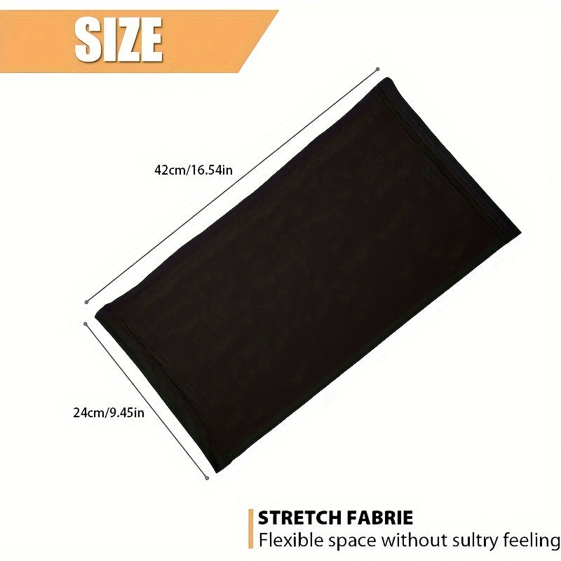 Set of Six Breathable Polyester Neck Gaiters for Casual Wear and Woven Scarf Style