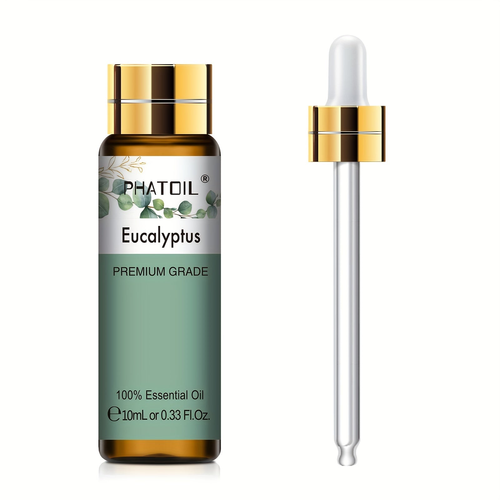 PHATOIL Efir moyi Yagona 10ml - Kayfiyatni ko'taruvchi aromaterapiya suvi, ko'p maqsadli foydalanish, yuqori sifatli, oqmas, UV nurlanishiga chidamli - 1 shisha