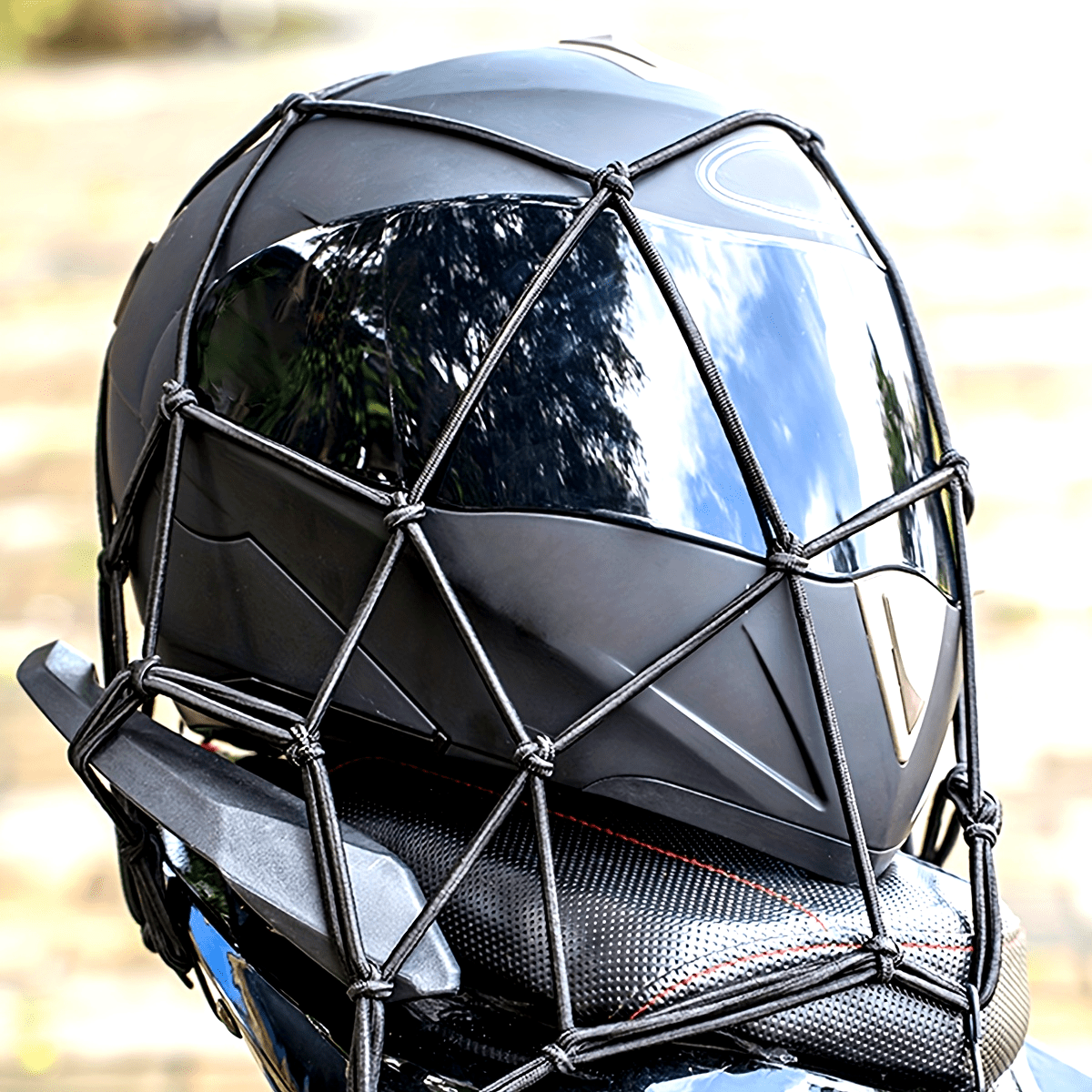 Off-Road Vehicle Cargo Net Elastic Trunk Luggage Rack Protective Net