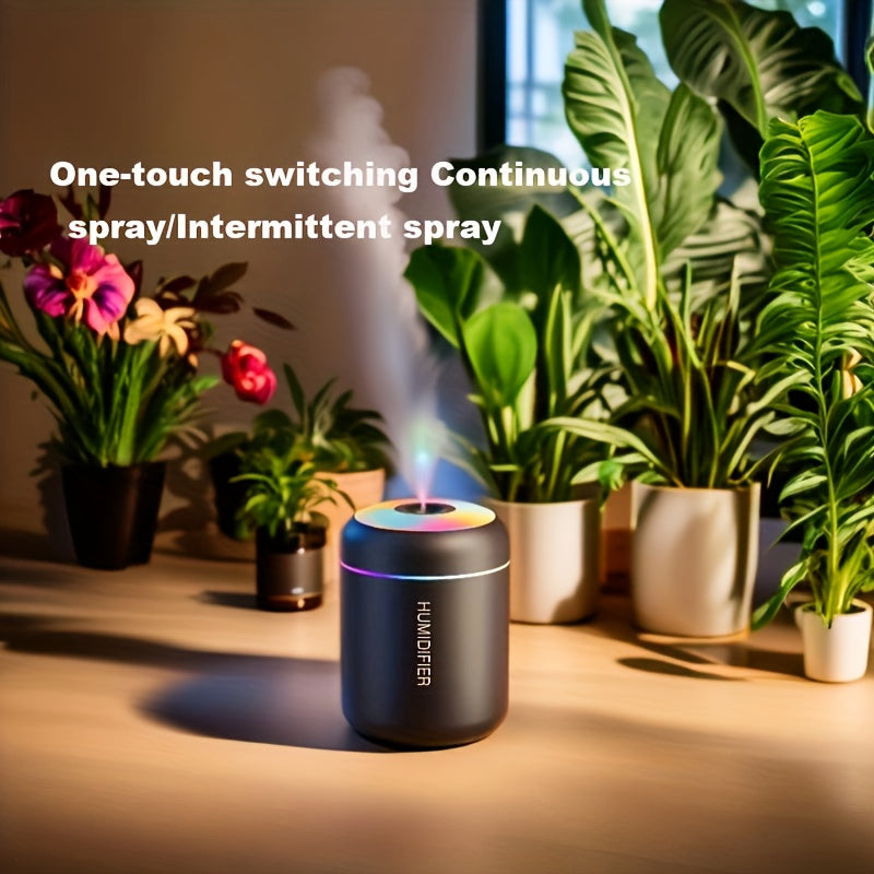 Мини-увлажнитель воздуха USB с холодным туманом и 2 режимами распыления для домашнего и офисного использования