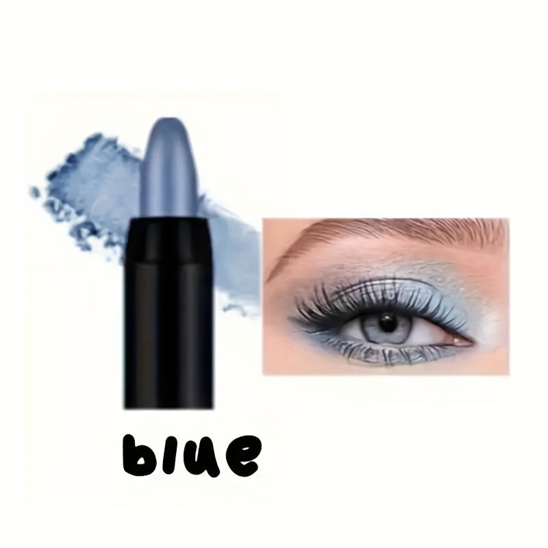 Waterproof Eyeshadow Pencil 16 Colors Matte and Shimmer Long-Lasting Rotatable