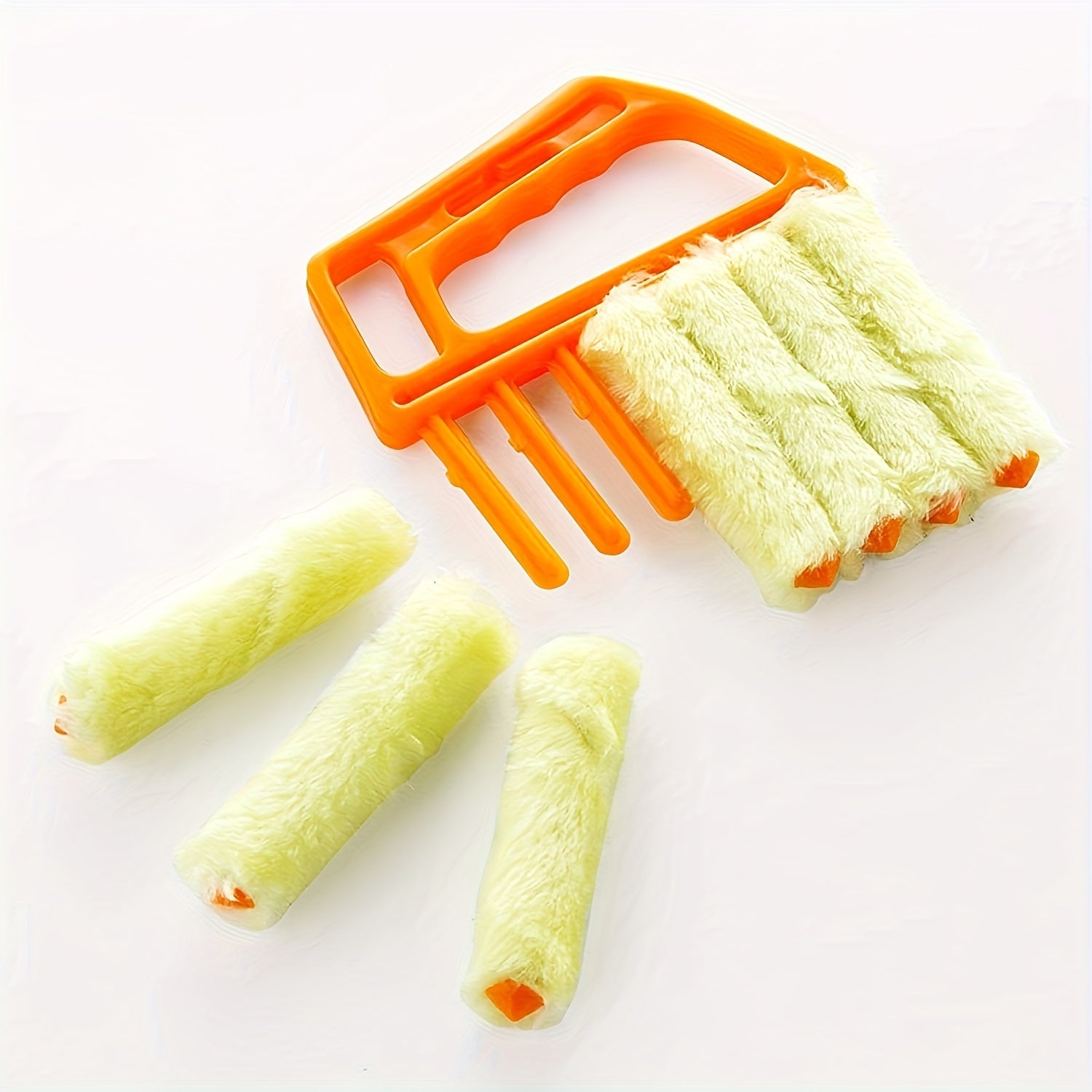 Microfiber Venetian Curtain Duster Reusable Washable Blind Brush for Dusting and Polishing