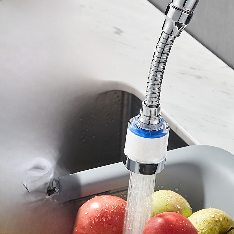 Faucet Water Filter with No Power Required Bubbler Shower Head Splash Guard