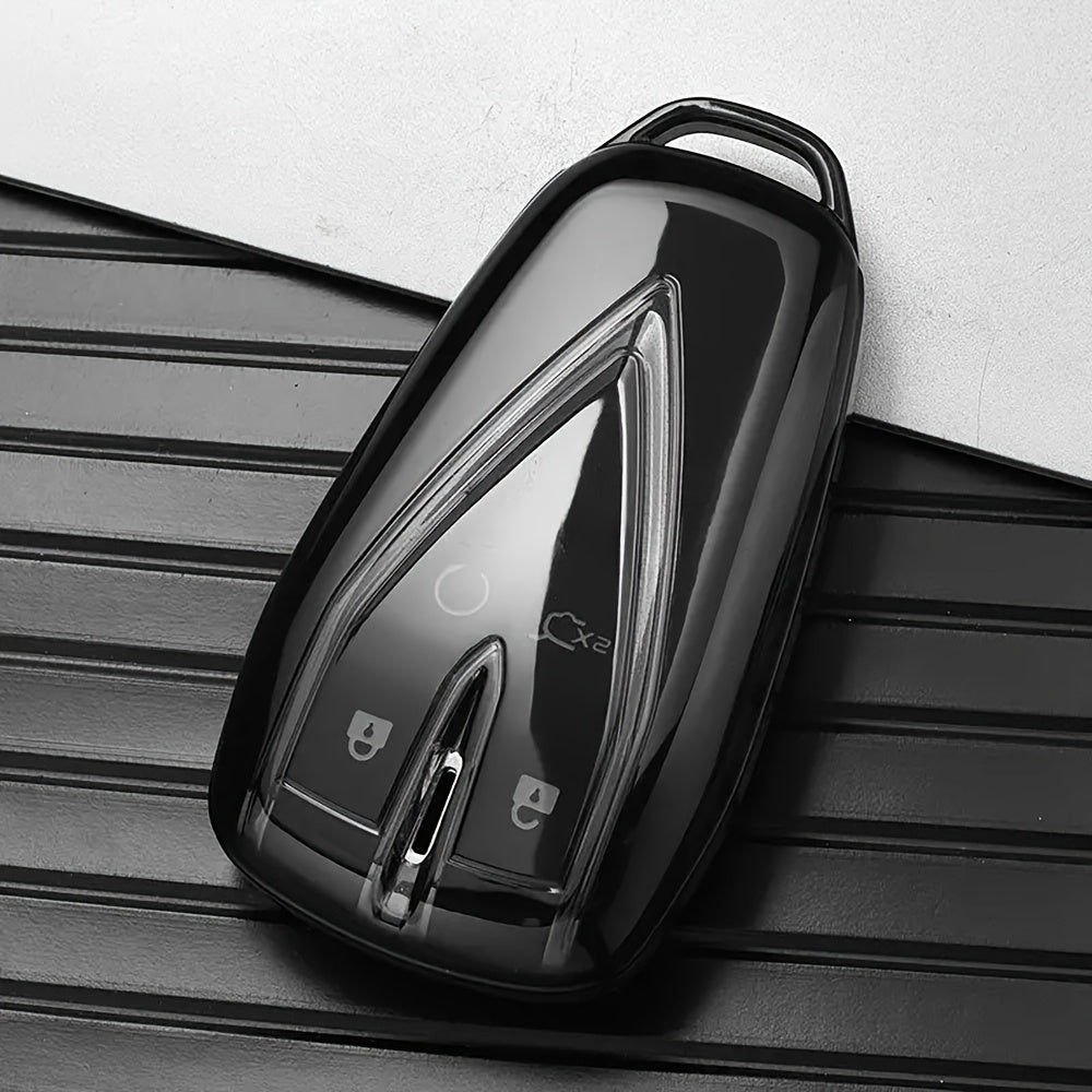 Car Key Case Cover Transparent TPU for SUV Remote Shell Protector