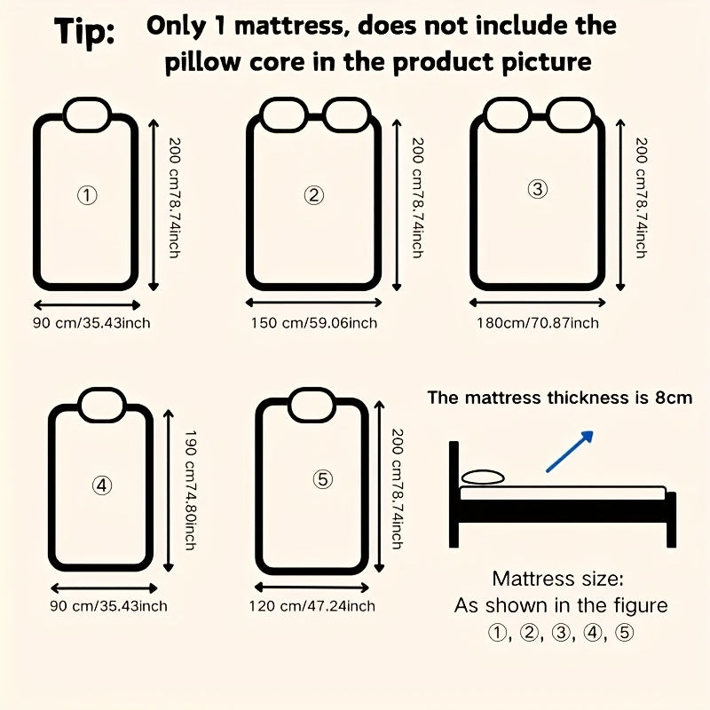 Orthopedic Latex Memory Foam Mattress Topper with Quilted Design Breathable Pressure Relief