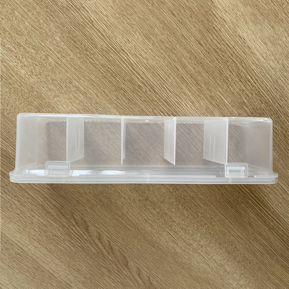 Clear Plastic Jewelry Organizer Box with Multiple Compartments and Secure Lid