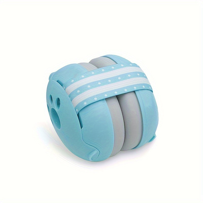 Kids Hearing Protection Ear Muffs Adjustable Cat Paw White Pink Blue