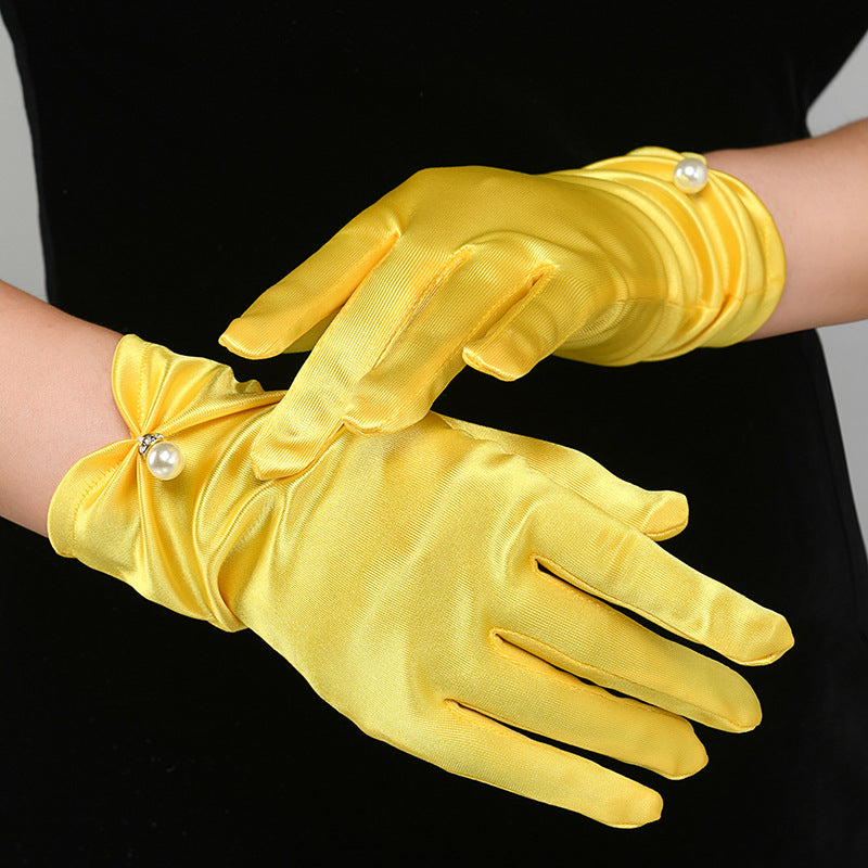 Satin Gloves for Weddings Formal Events Party Cosplay Bridal Accessories