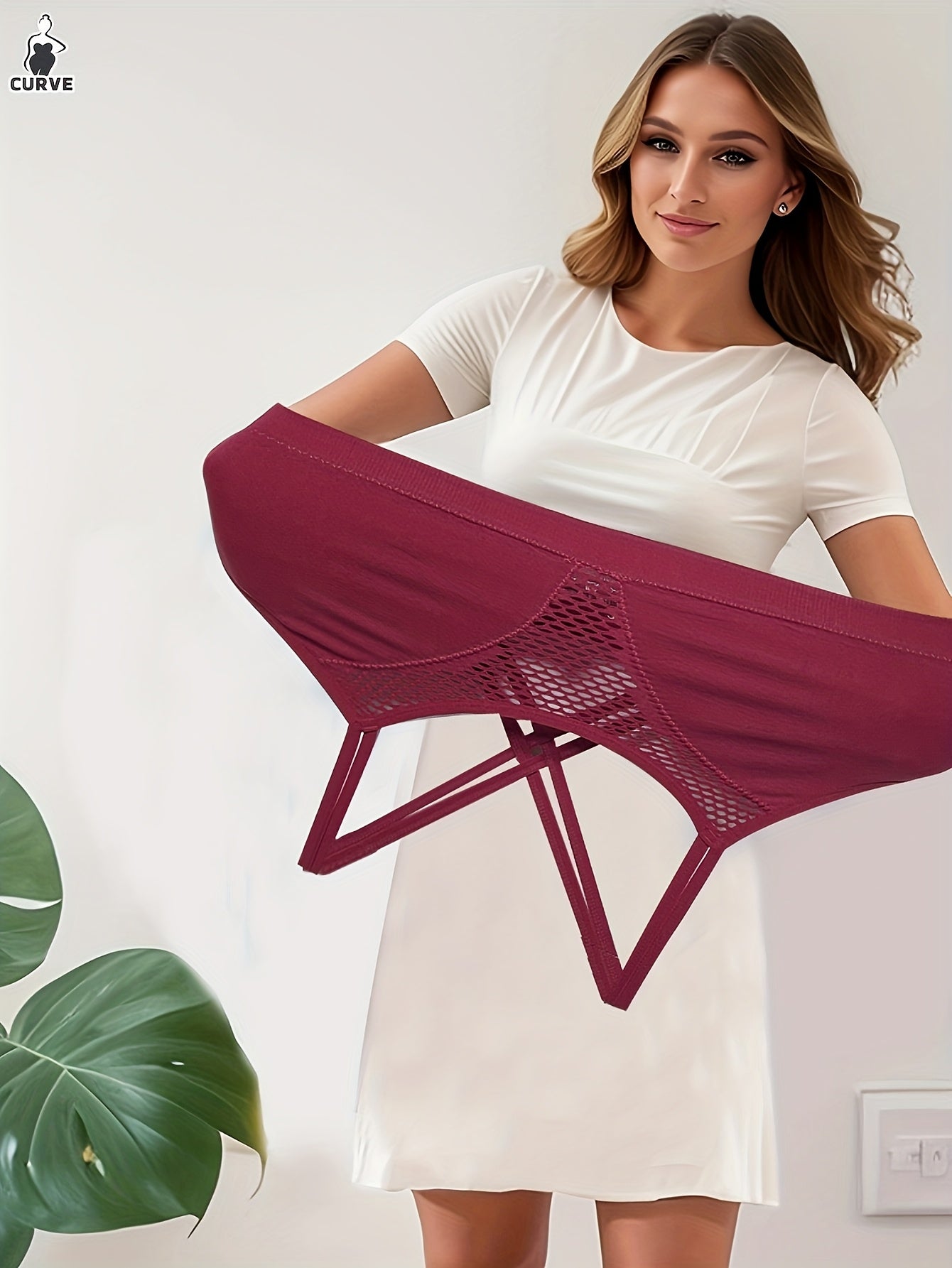 Plus Size Women's Back Cross Straps Sports Bra Breathable Fitness Running Yoga