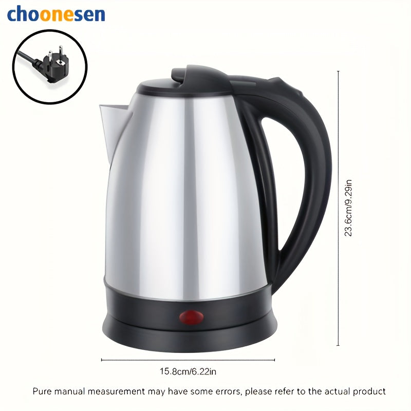 Stainless Steel Electric Kettle, Fast Heating, 220-240V, Compact, Durable
