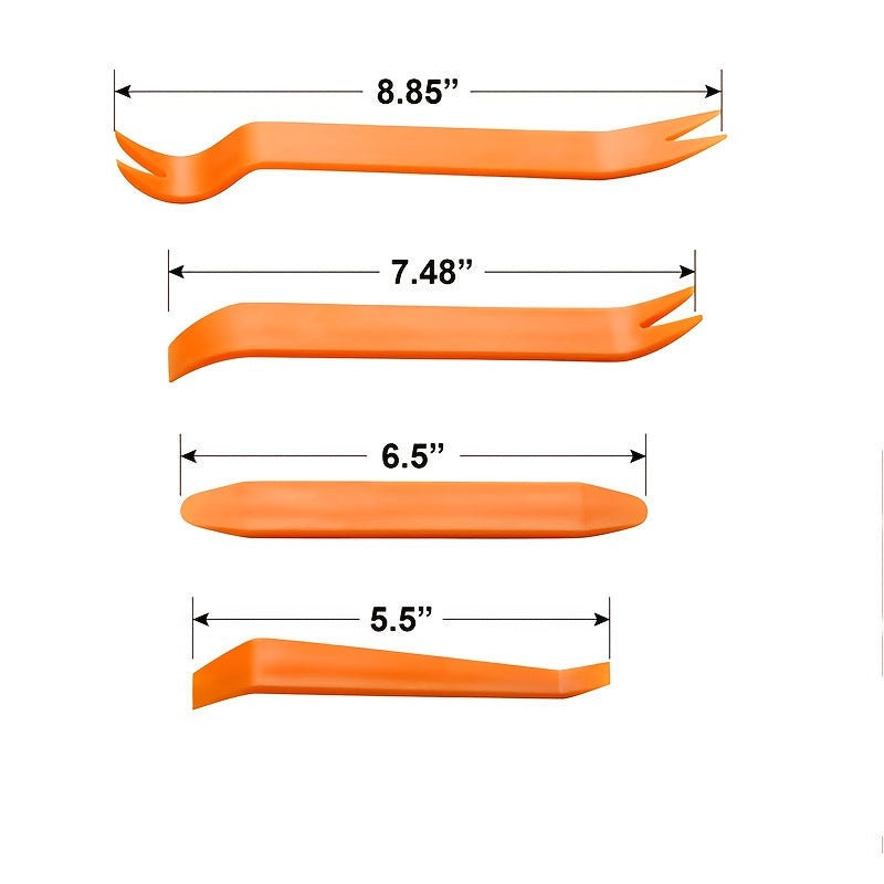 Набор инструментов для снятия панелей автомобиля 12/4 шт. — Выдергиватель гвоздей, обрезка, дверь, лезвия, ручные инструменты
