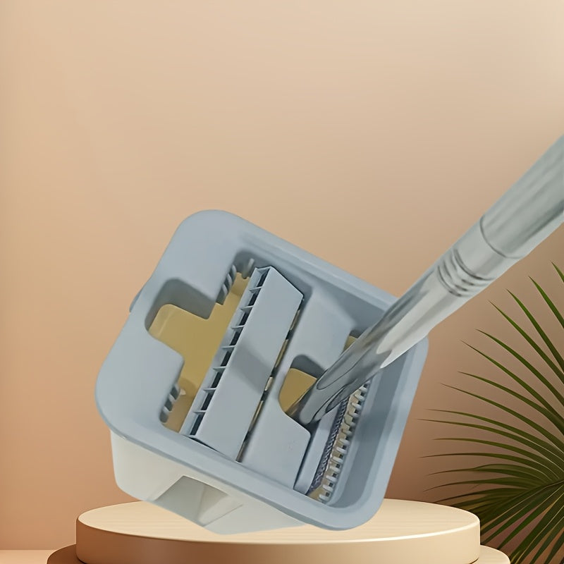 2-in-1 Mop and Bucket Set with Microfiber Pad for Hardwood Tile Laminate Floors