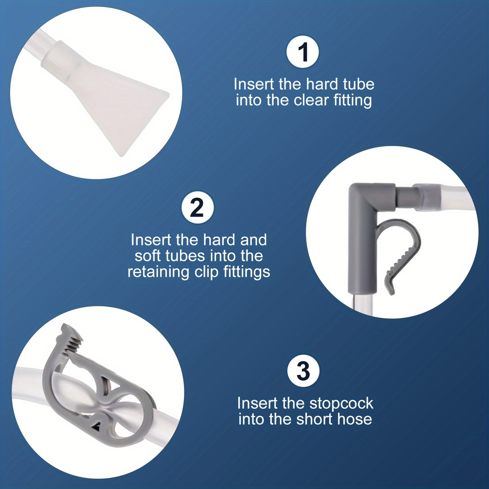 Aquarium Water Changer and Sand Washer Plastic Fish Tank Maintenance Tool