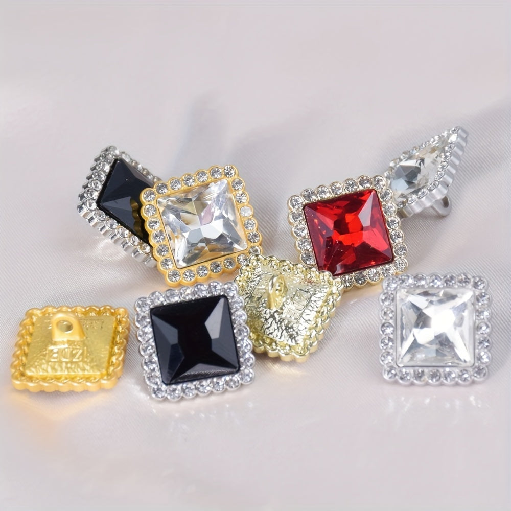 Oltin tokchalar uchun oltmishlik 18mm oltin tokchalar uchun DIY qoʻl sanʼati bezaklari uchun taqlid toshlar