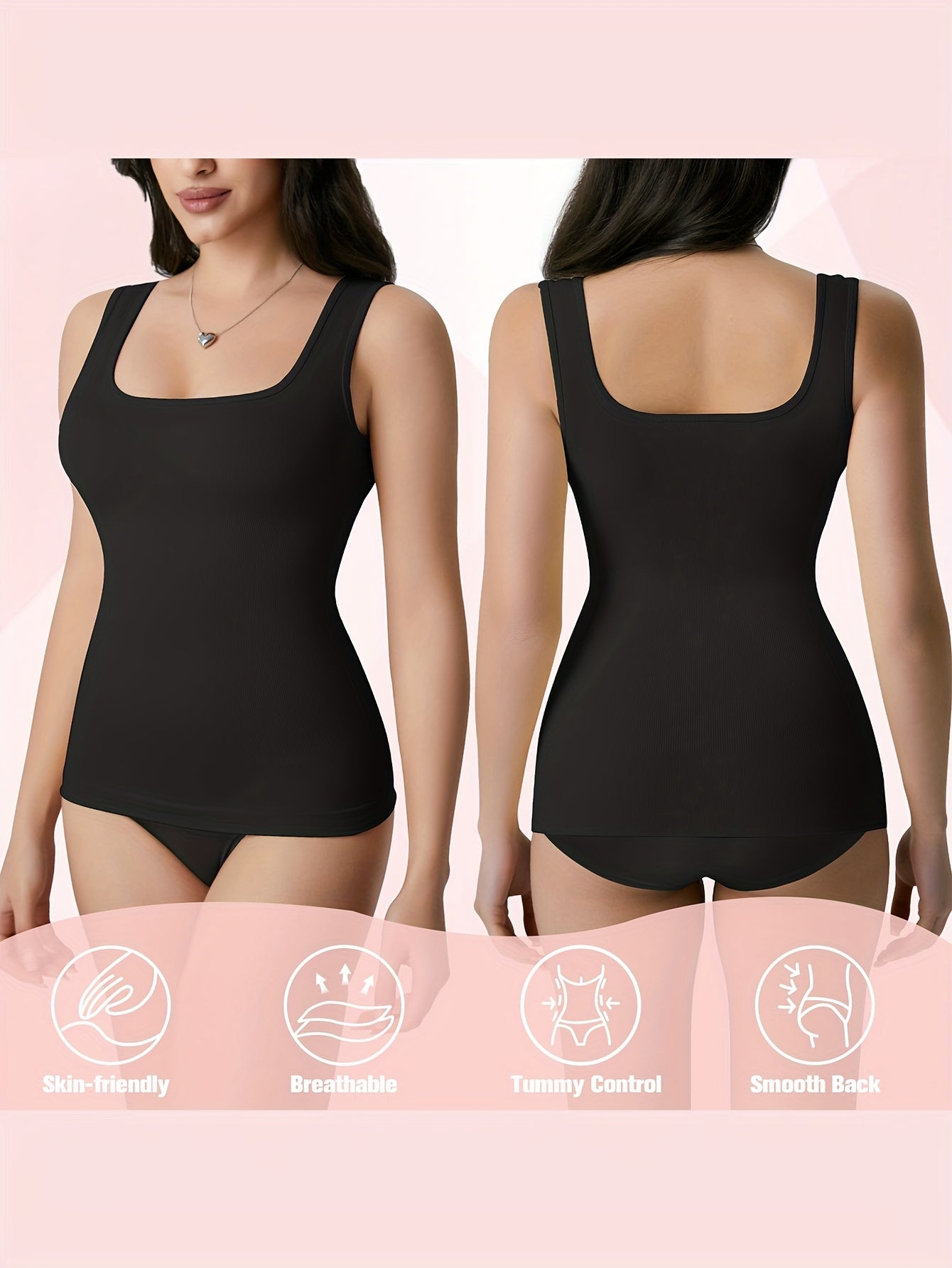 Women's Plus Size Seamless Sports Bra Breathable Yoga Tank Top