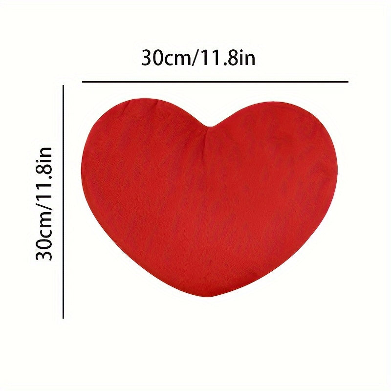 Multicolor Heart Plush Pillow Cushion for Home Decor