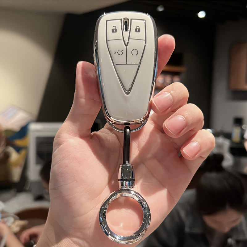 Чехол-накладка для автомобильного ключа из TPU для внедорожников, 3/4/5 кнопок, автомобильные аксессуары