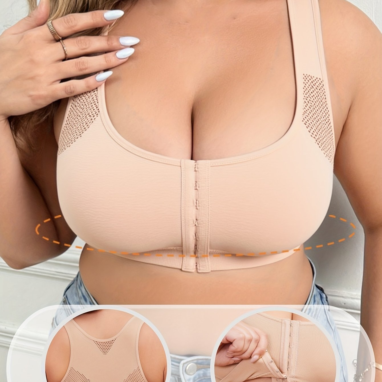 Plus o'lchamli uzluksiz yuqori qo'llab-quvvatlovchi ichki kiyimlar yoga mashqlari va velosiped uchun