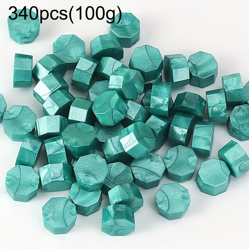 340pcs 100g Octagonal Sealing Wax for Gift Boxes Envelopes DIY Sealing