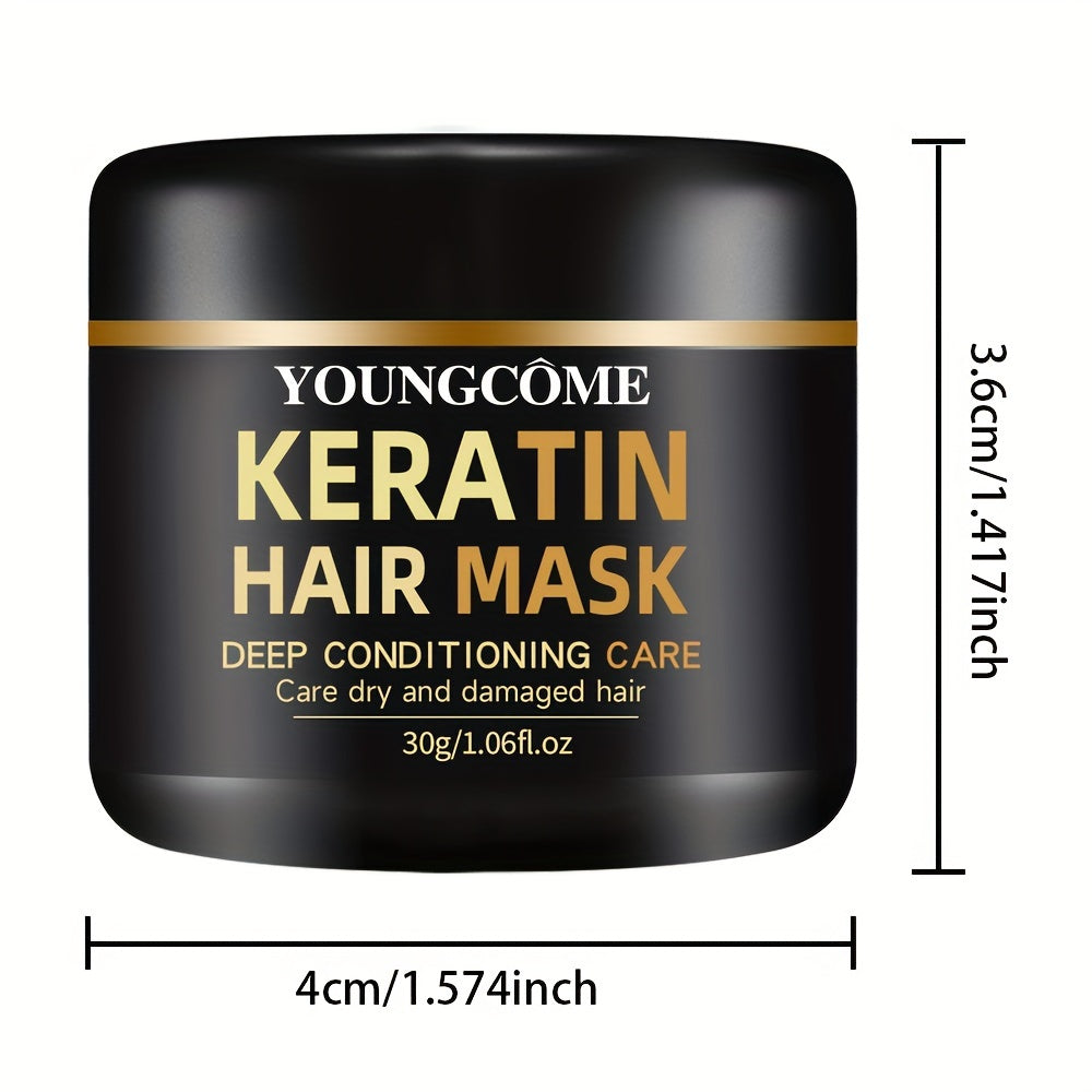 Unisex Hair Mask with Keratin for All Hair Types Moisturizing Cream