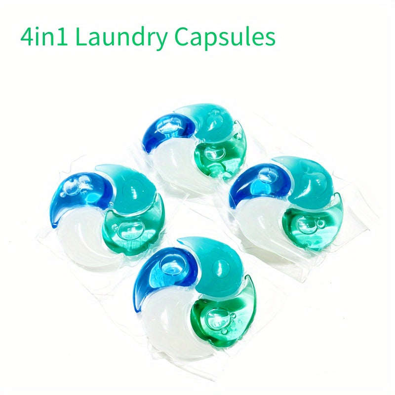 4in1 Laundry Detergent Pods Pack of 7 or 30 for Strong Cleaning and Long-Lasting Fragrance