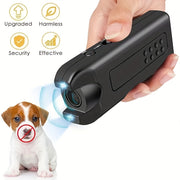Portable Ultrasonic Dog Repellent Device with LED Light and Bark Control