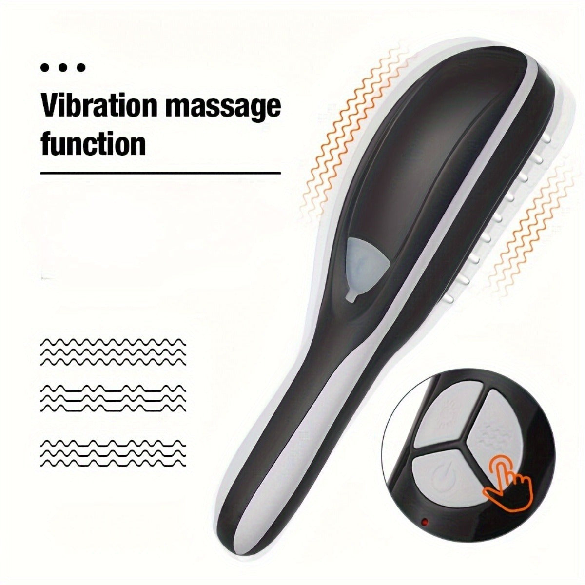 Elektr massaj qiluvchi bosh massajatori, bug' va vibratsiyali bosh massaj taroqlari, USB orqali zaryadlanadigan - Ajoyib bayram sovg'asi