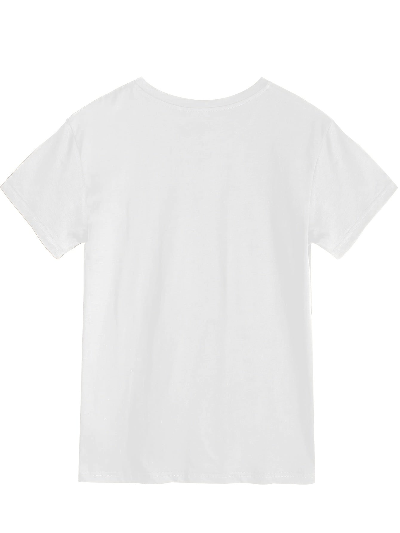 Women's Casual Cotton T-Shirt Short Sleeve Cute Pattern All-Season