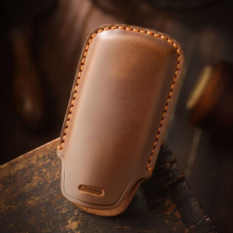 Car Remote Key Fob Cover Shell with Keyring for SUV Universal Black