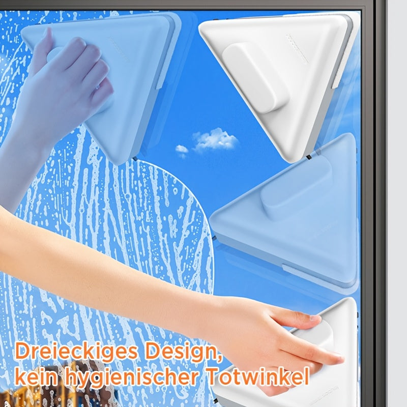 Magnetic Double-Sided Window Cleaner for Glass Up to 3.05cm Thick Safety and Easy Cleaning