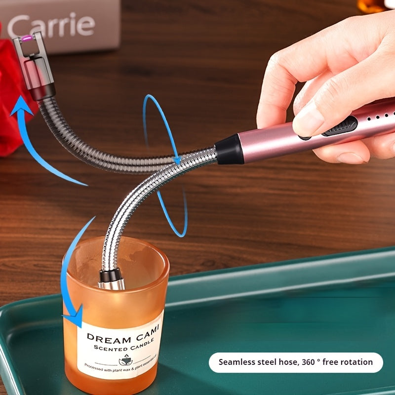 Mini USB Arc Fire Starter for Outdoor Camping BBQ Windproof Lighter