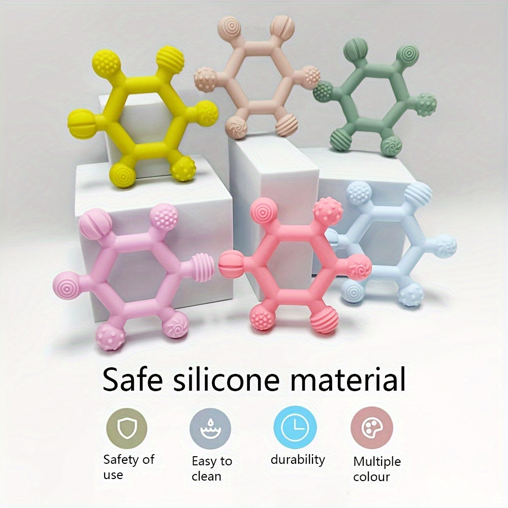 Children's Silicone Teething Toys for Babies 0-18 Months Dishwasher Safe Gift