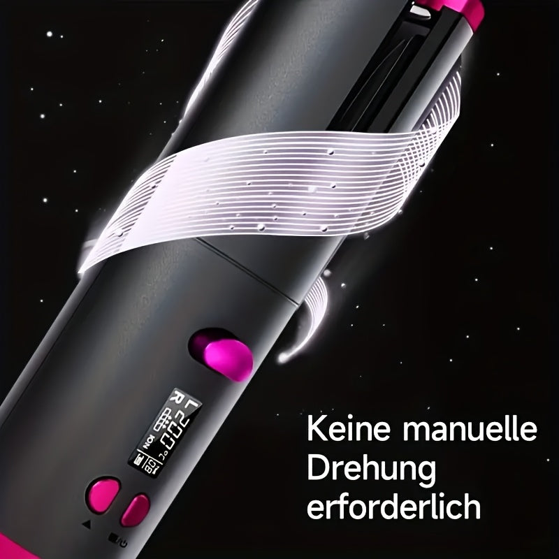 Automatic Ceramic Hair Curler with USB Charging and Tangle-Free Design