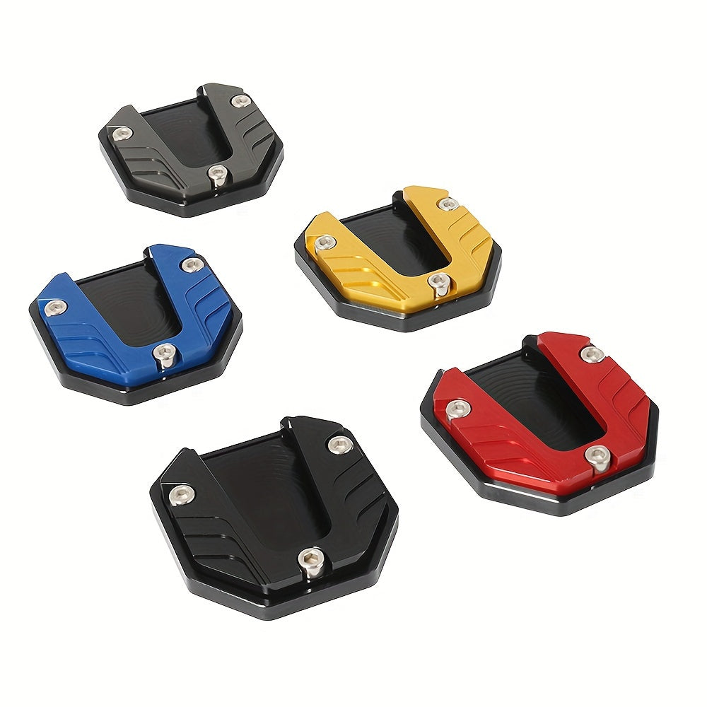 Motorcycle Kickstand Extension Plate Aluminum Side Stand Support for Scooters