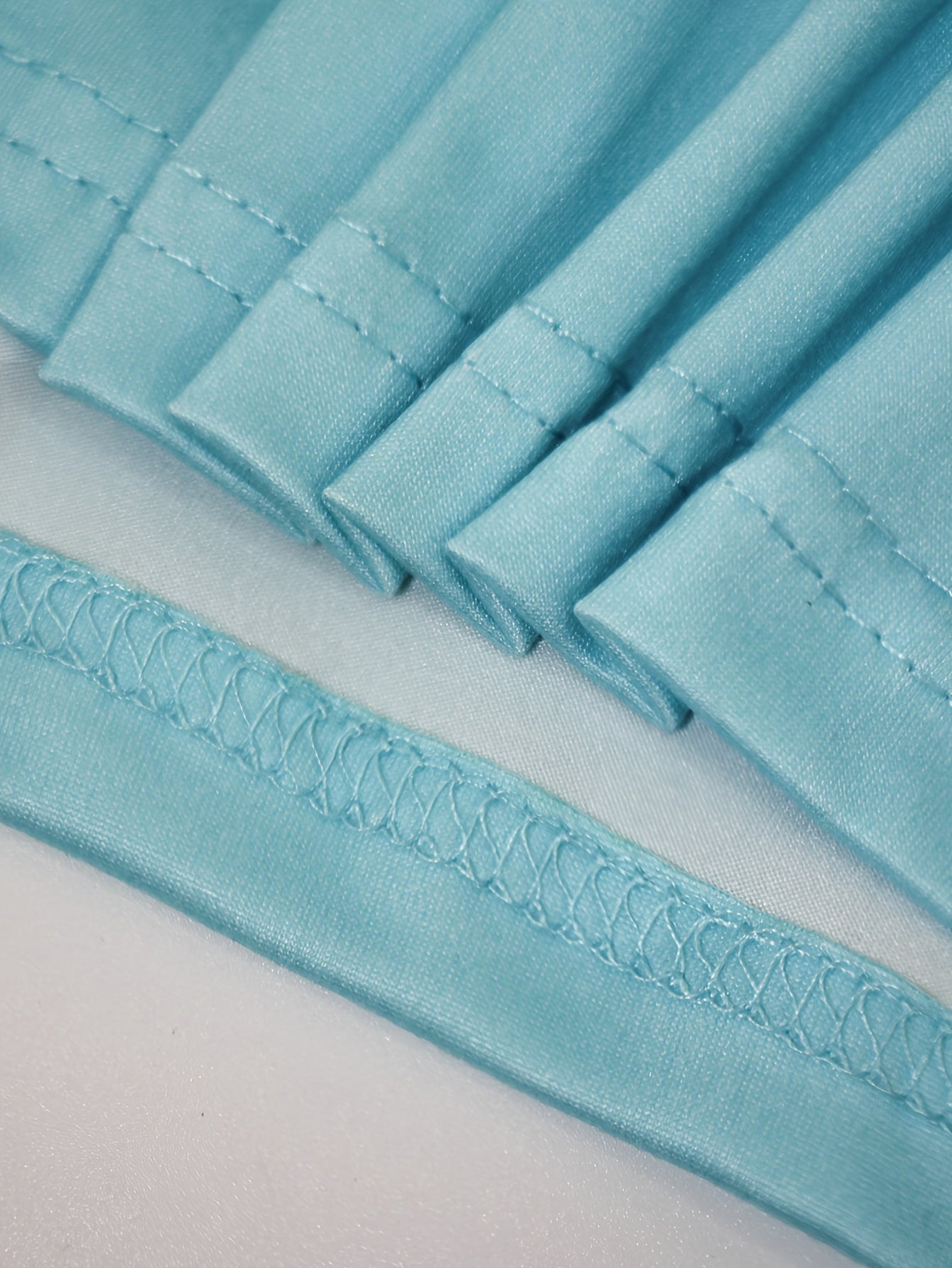 Plus Size Women's Light Blue Floral Heart T-Shirt Casual Short Sleeve Loose Fit